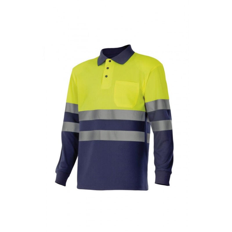 

Polo bicolor manga larga de alta visibilidad BASIC Serie 305507 | 3XL - Velilla