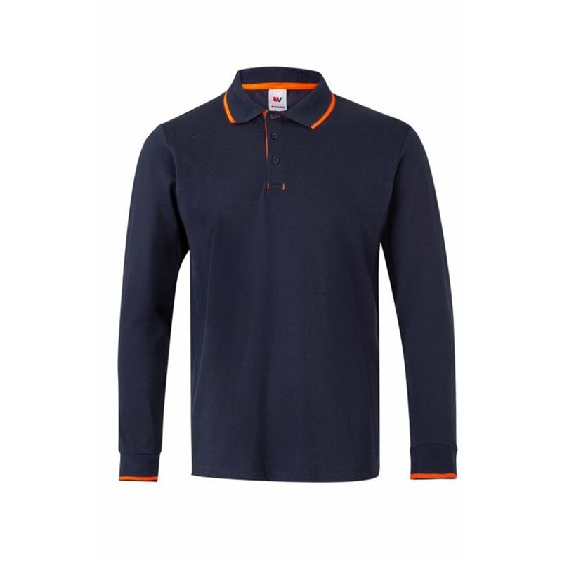 

Velilla - POLO BICOLOR RAYA MANGA LARGA Azul Navy XL