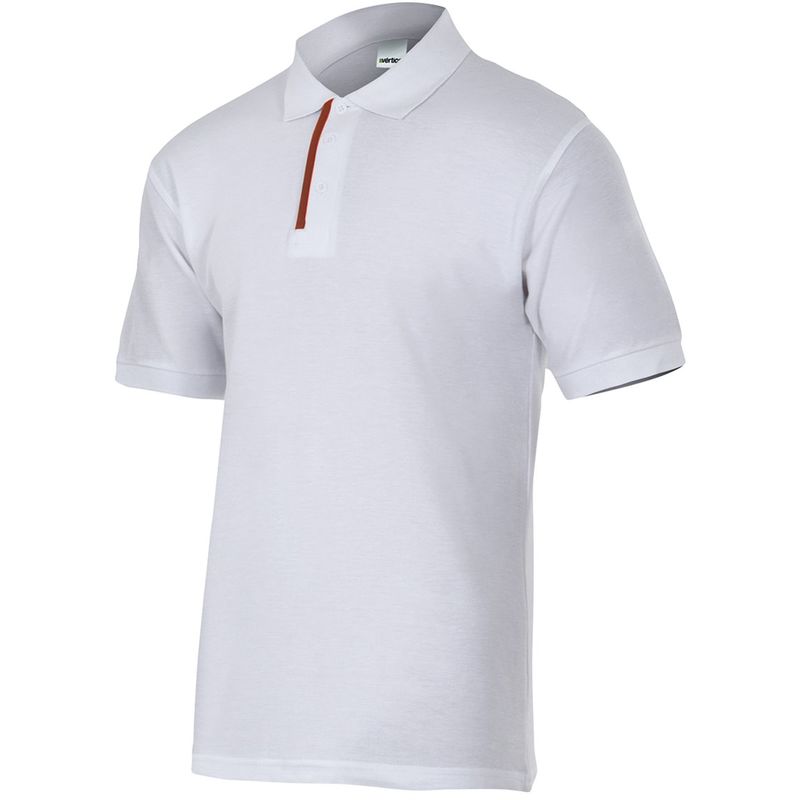 

POLO DE MANGA CORTA BICOLOR Blanco 3XL