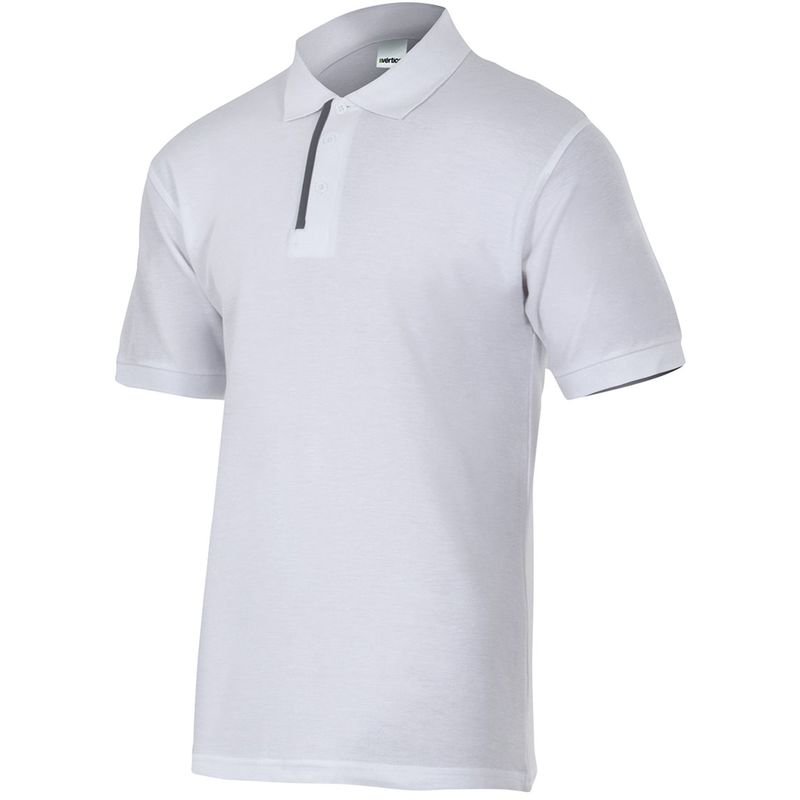 

POLO DE MANGA CORTA BICOLOR Blanco S