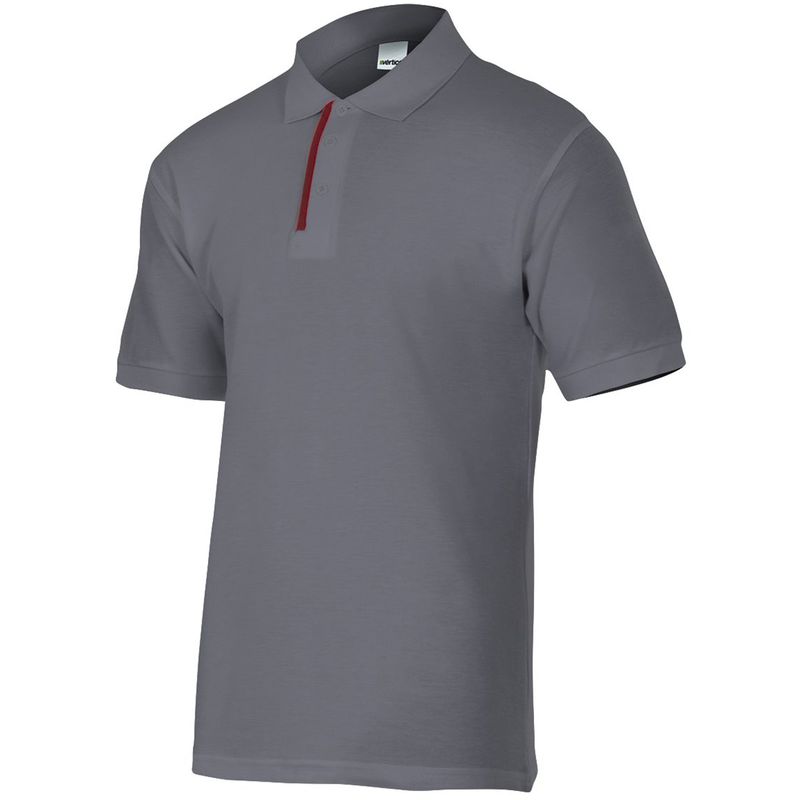 

POLO DE MANGA CORTA BICOLOR Gris XXL