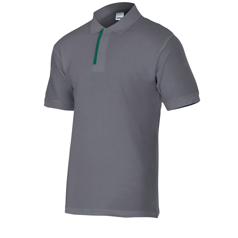 

POLO DE MANGA CORTA BICOLOR Gris S