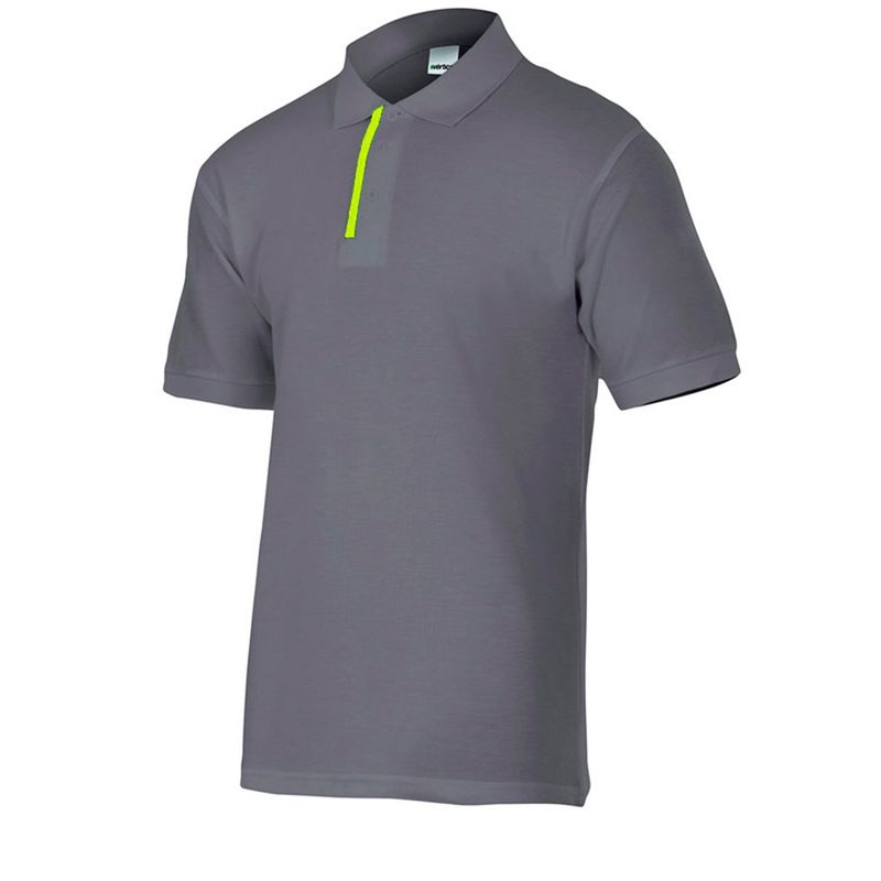 

POLO DE MANGA CORTA BICOLOR Gris L