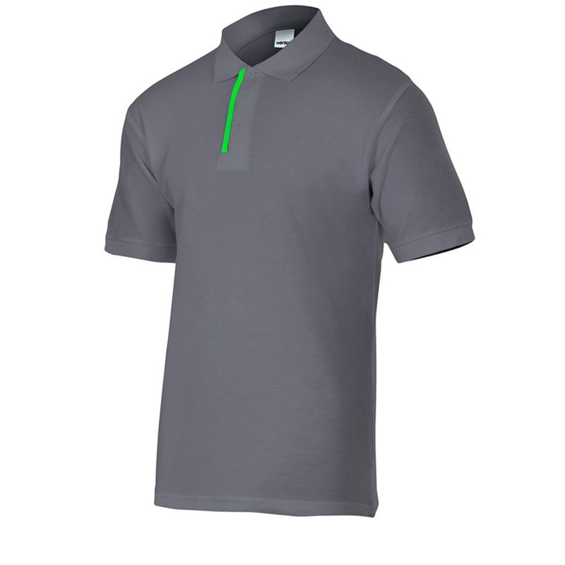 

POLO DE MANGA CORTA BICOLOR Gris XS