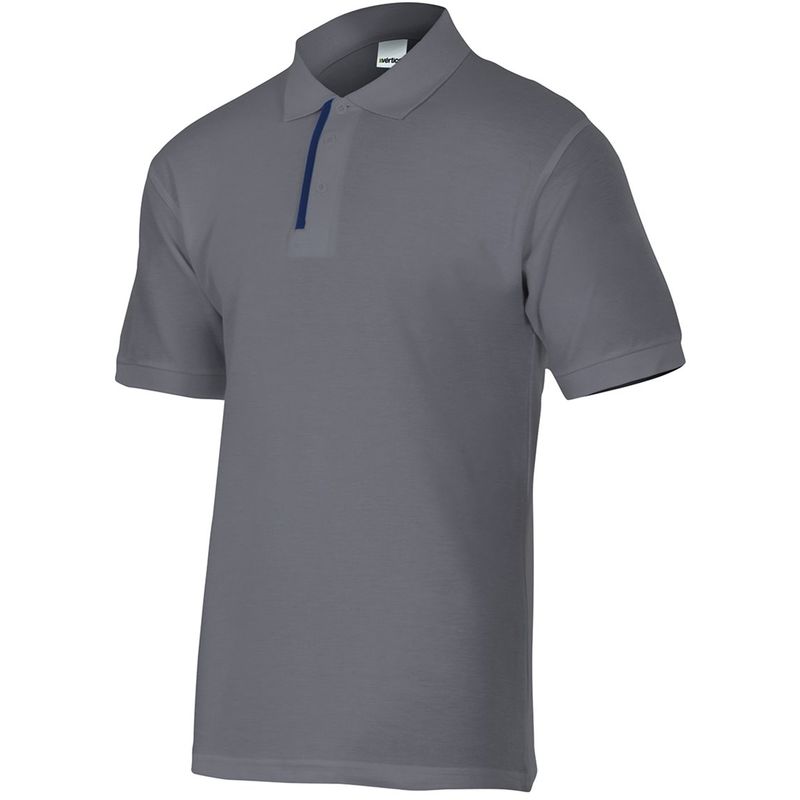 

POLO DE MANGA CORTA BICOLOR Gris S