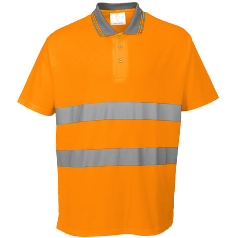 Polo Confort algodón Naranja 4XL