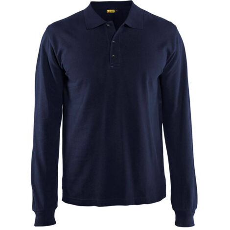 Polo da lavoro a maniche lunghe 3388 - Navy XL