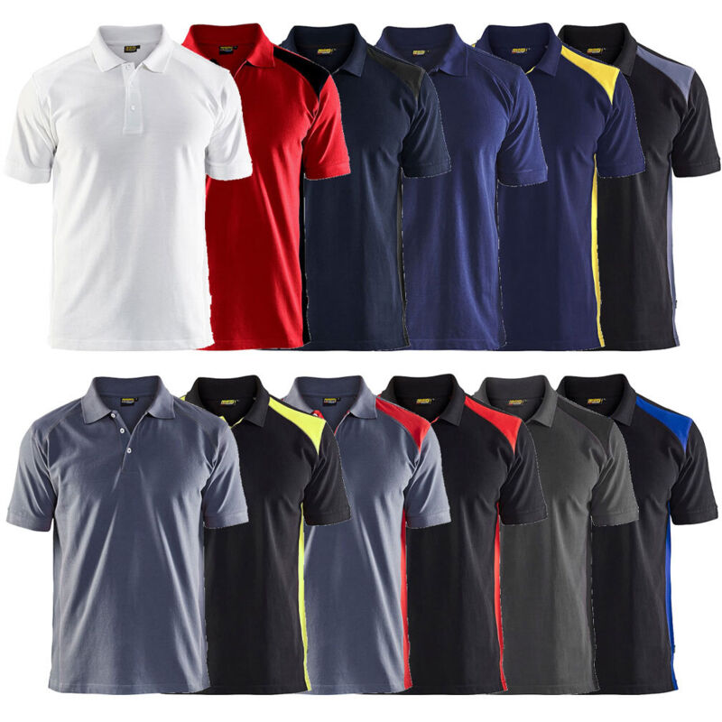 Blaklader - Polo de travail piqué bicolore - 3324 - Noir / Jaune - m