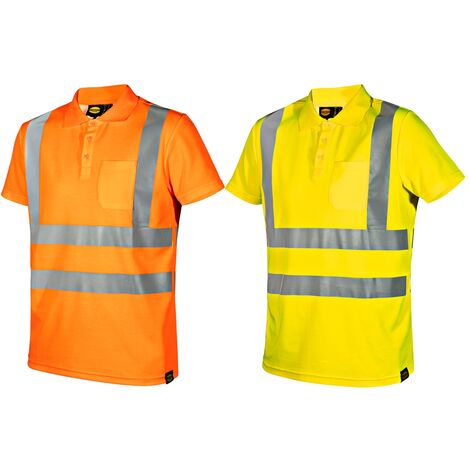 Polo de alta visibilidad Diadora Utility MC HV  - M - Arancione