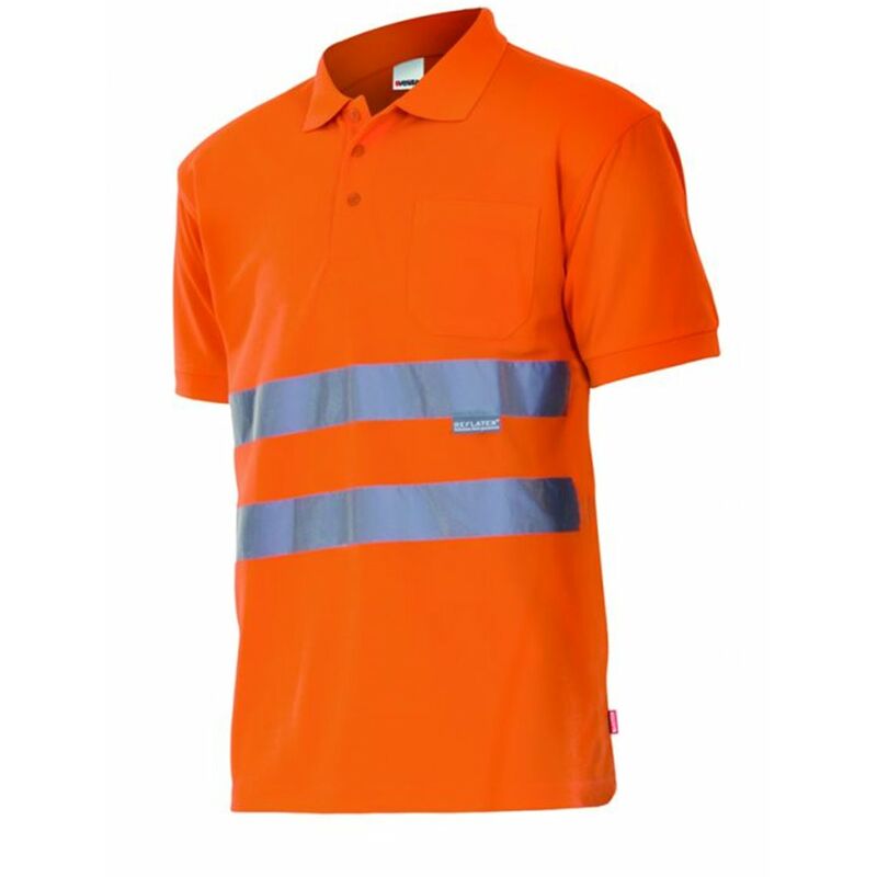 

POLO MANGA CORTA ALTA VISIBILIDAD Naranja Flúor XL