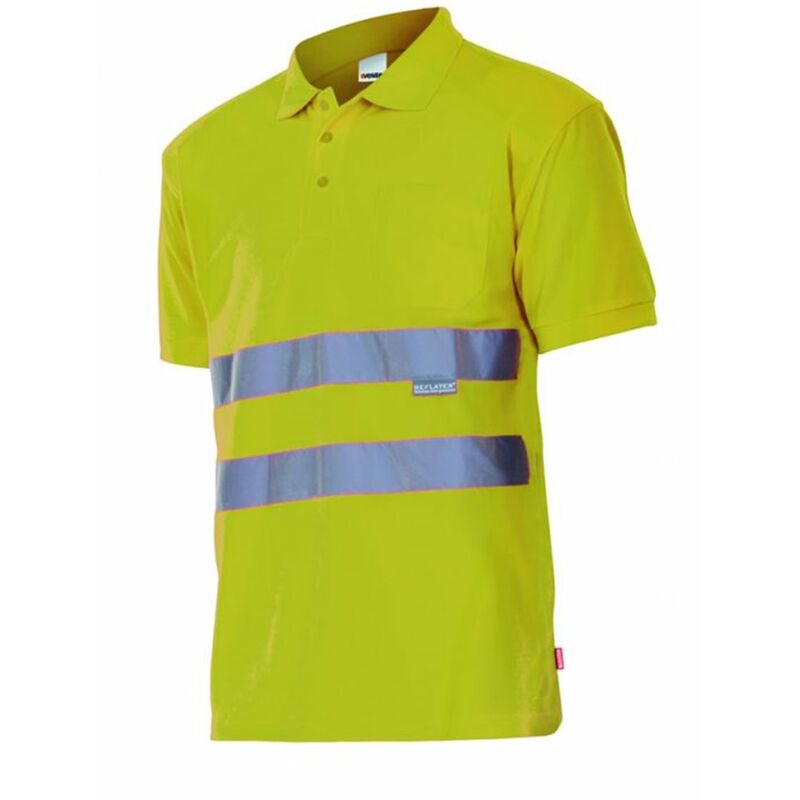 

POLO MANGA CORTA ALTA VISIBILIDAD Amarillo Flúor 5XL
