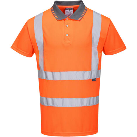 Polo de alta visibilidad RIS naranja S