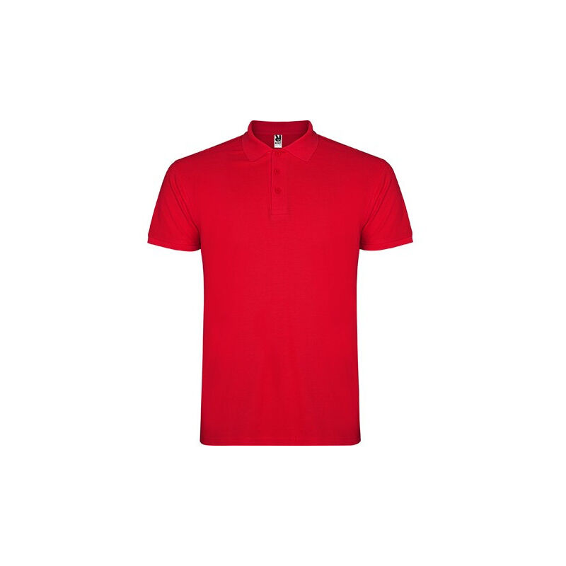 

Polo de hombre de manga corta STAR PO6638 | Rojo - XXXL