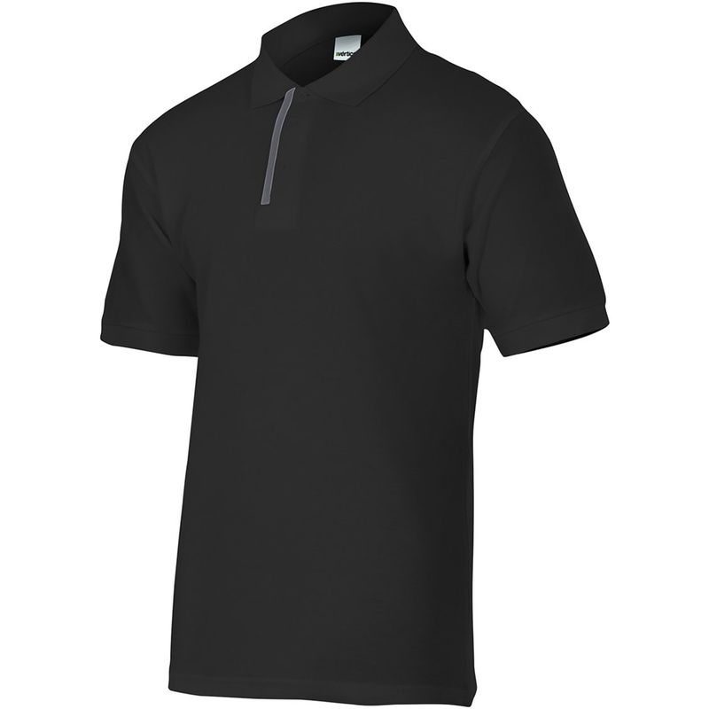 

POLO DE MANGA CORTA BICOLOR Negro L