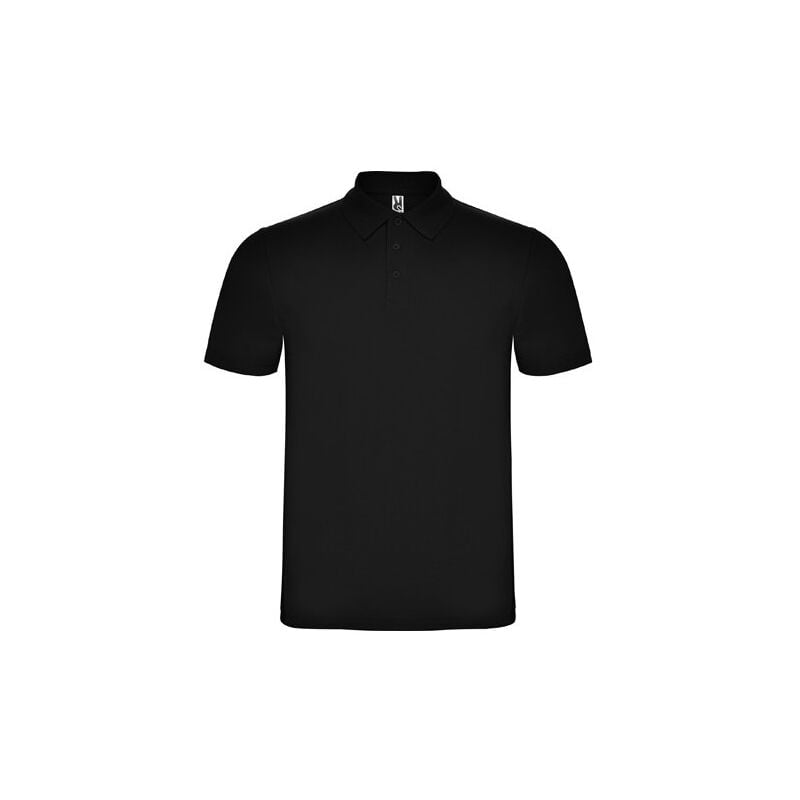 

Polo de manga corta, con cuello acanalado AUSTRAL PO6632 | Negro - L