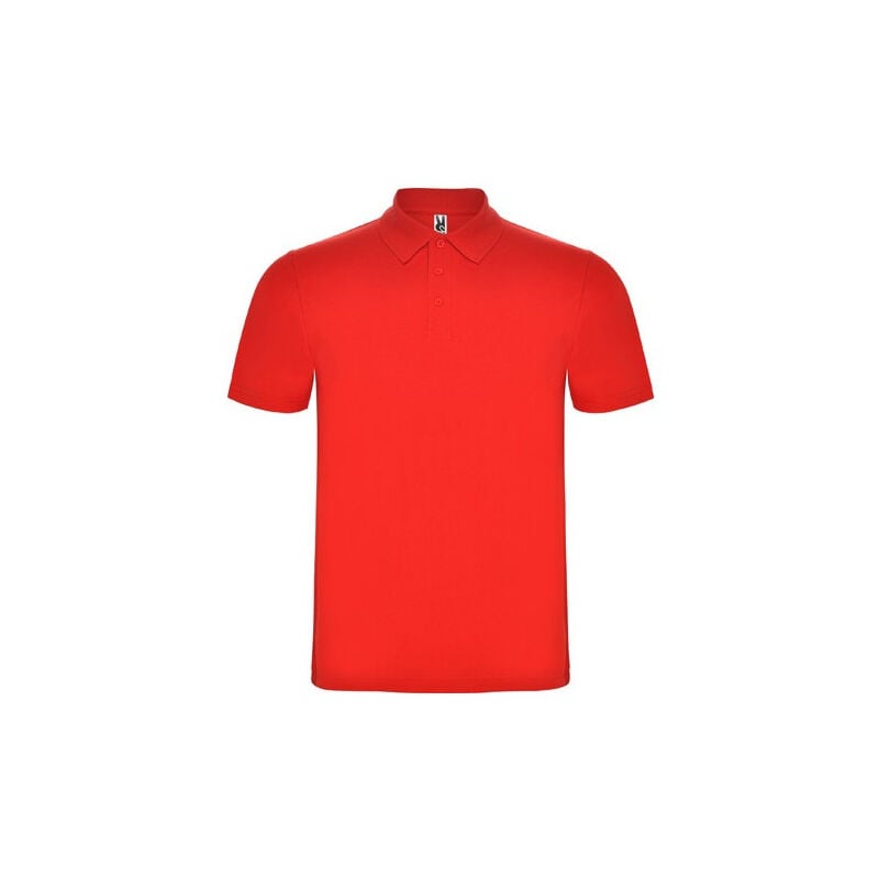 

Polo de manga corta, con cuello acanalado AUSTRAL PO6632 | Rojo - M