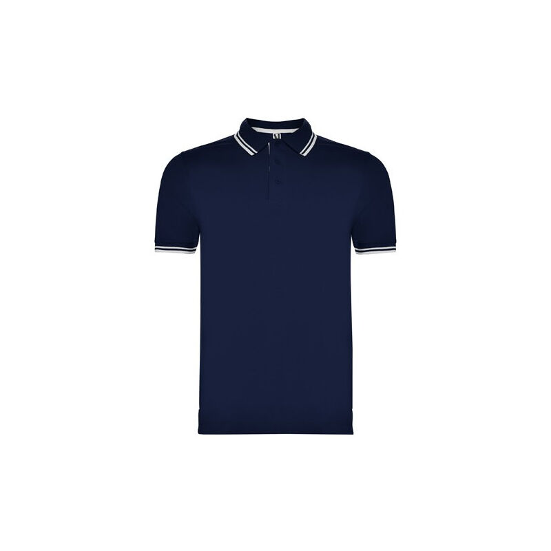 

Polo de manga corta, cuello con tapeta MONTREAL PO6629 | L - Marino/Blanco