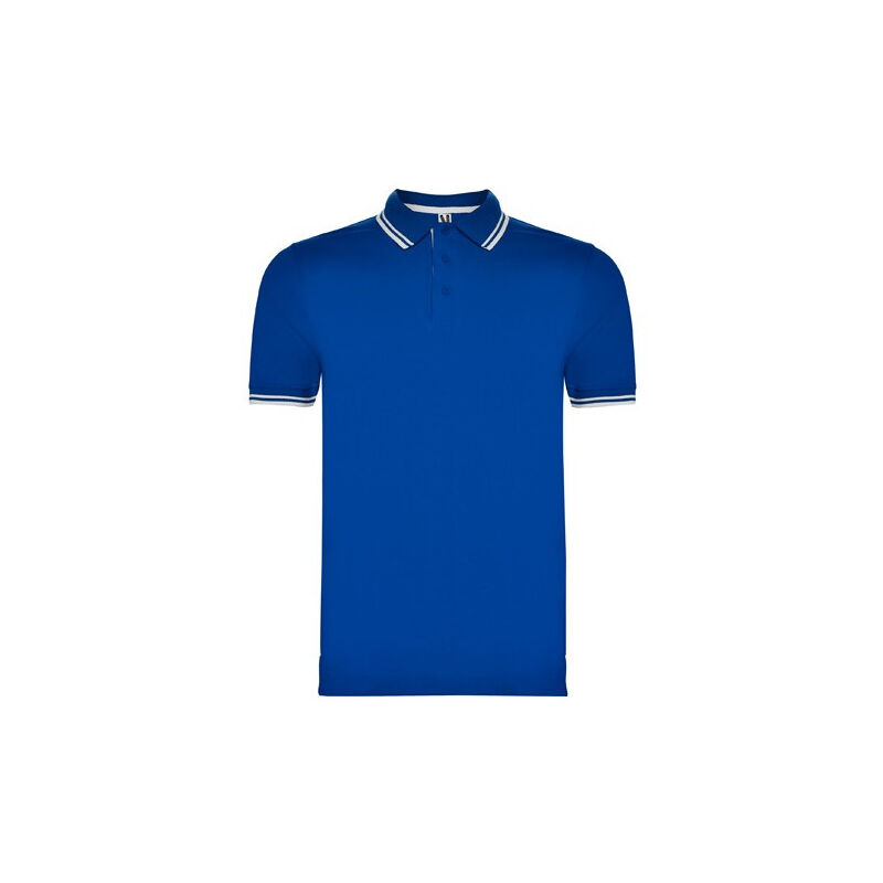 

Polo de manga corta, cuello con tapeta MONTREAL PO6629 | M - Royal/Blanco