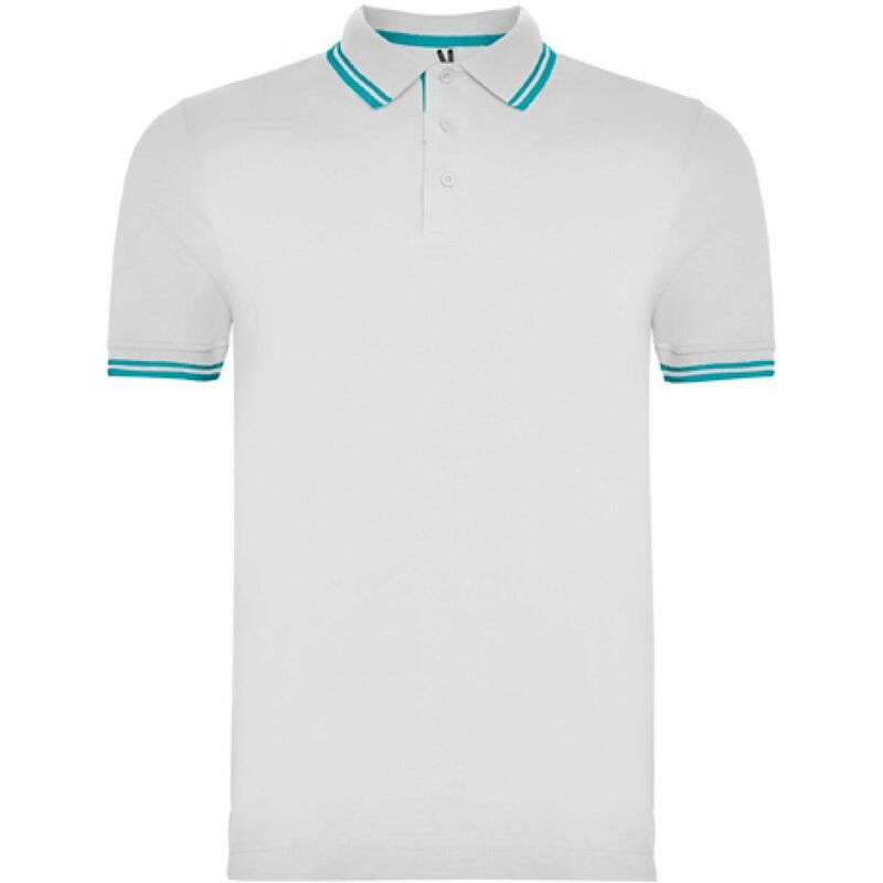 

Polo de Manga Corta Montreal PO6629010112 BLANCO/TURQUESA S