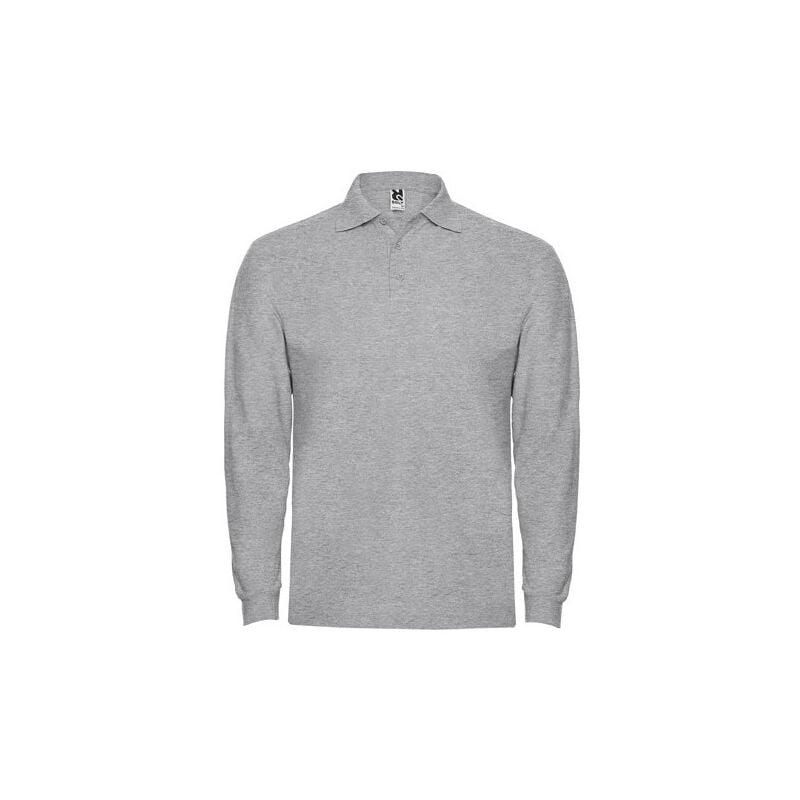 

Polo de manga larga, cuello y bocamangas ESTRELLA L/S PO6635 | XXL - Gris Vigoré