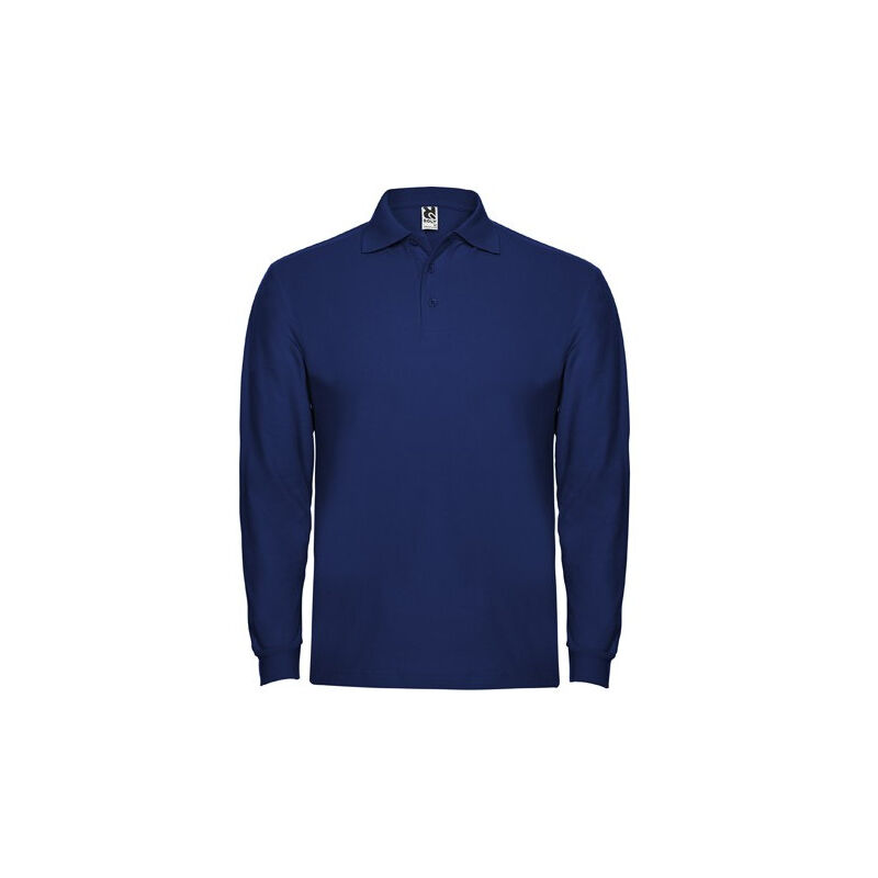 

Polo de manga larga, cuello y bocamangas ESTRELLA L/S PO6635 | M - Royal