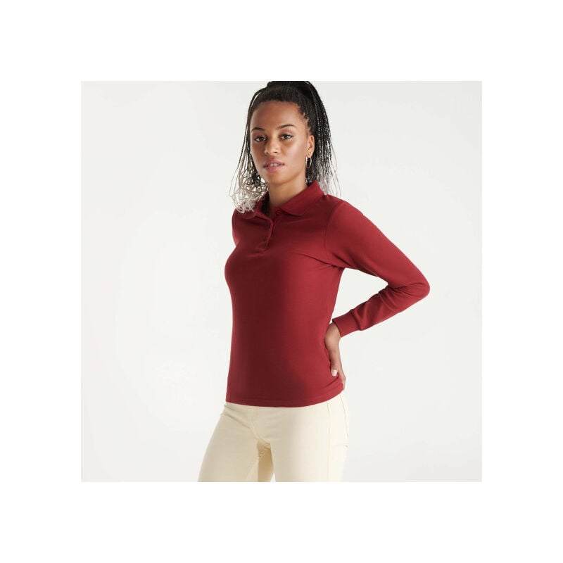 

Roly - Polo de manga larga ESTRELLA WOMAN L/S PO6636 | S - Granate