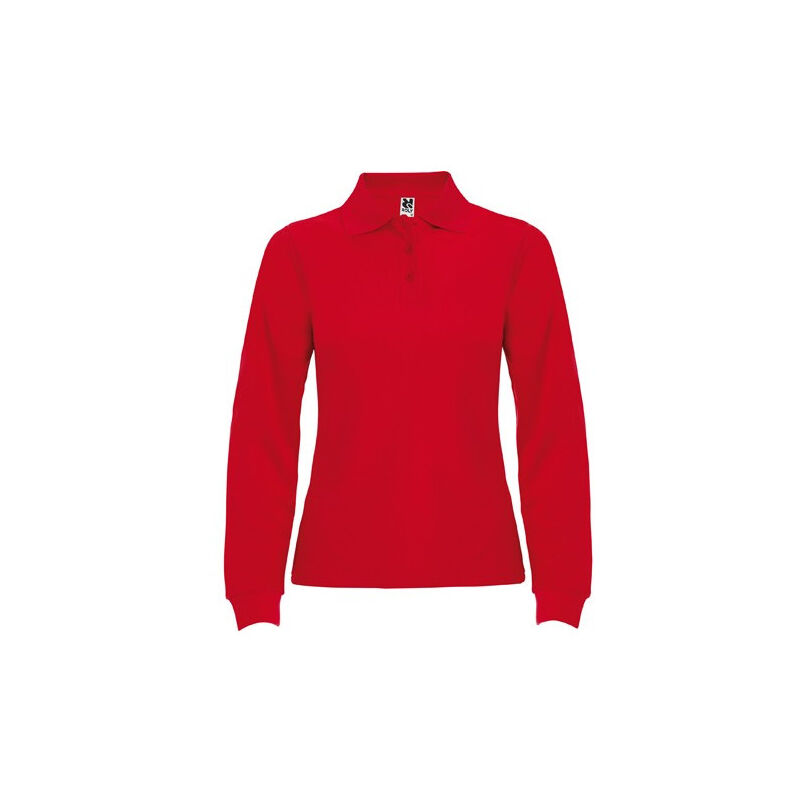 

Roly - Polo de manga larga ESTRELLA WOMAN L/S PO6636 | Rojo - XL