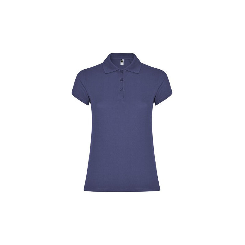 

Polo de mujer de manga corta STAR WOMAN PO6634 | XXXL - Azul Denim