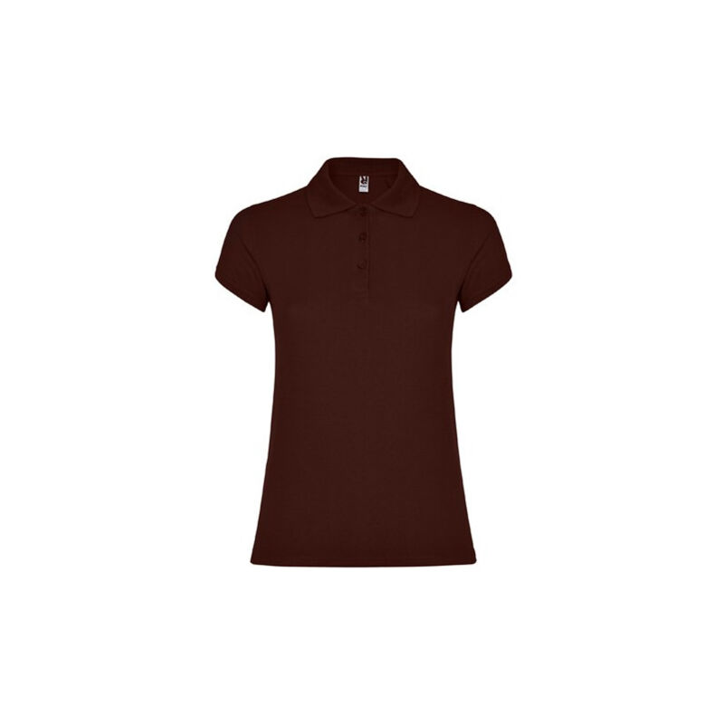 

Polo de mujer de manga corta STAR WOMAN PO6634 | S - Chocolate