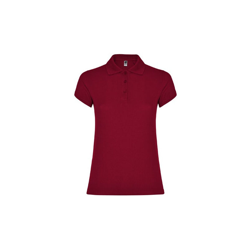 

Polo de mujer de manga corta STAR WOMAN PO6634 | XXL - Granate