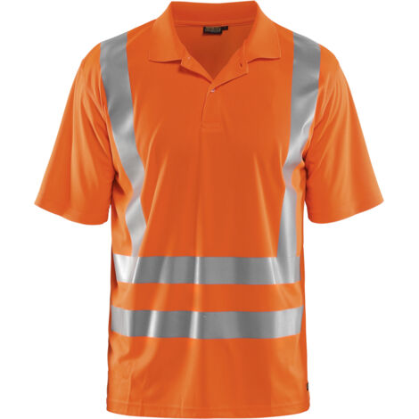 Polo de trabajo de alta visibilidad 3391 - Naranja fluorescente XXXL