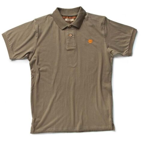 Polo de trabajo modelo POISE de algodón y tejido jersey disponible en varios colores DIKE S Masilla