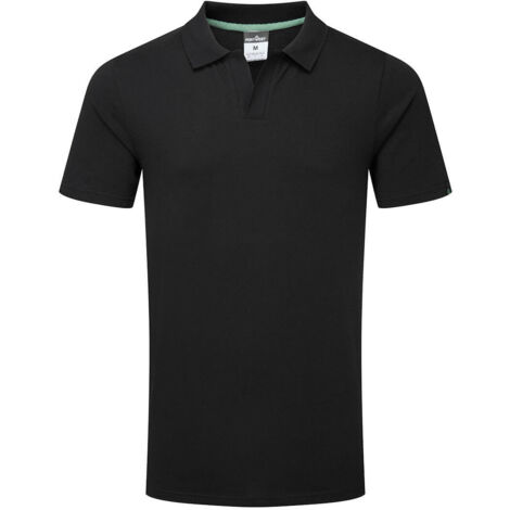 Polo de trabajo reciclable, de algodón orgánico PORTWEST EC210 S Negro