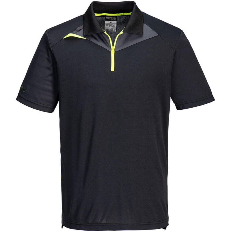 Polo DX4 couleur : Noir taille M - PORTWEST