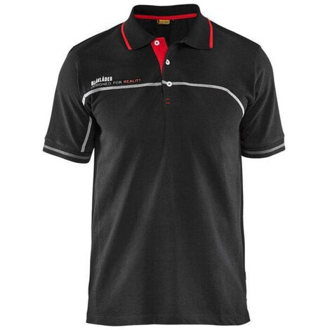 Le Polo Blaklader Noir/Rouge 3327 Blaklader - Noir / Rouge - XL