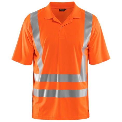 Polo de travail haute visibilité 3391 - Orange fluo 4XL