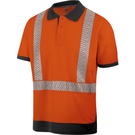 Polo de travail haute-visibilité orange fluo Würth MODYF  M