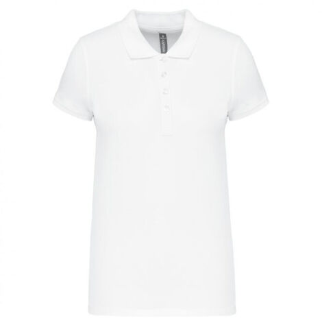 Polo de travail piqué femme Kariban 100% coton Blanc XL