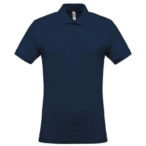 Polo de travail piqué manches courtes homme Kariban Bleu Marine