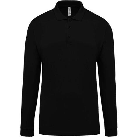 tee shirt noir manches longues homme