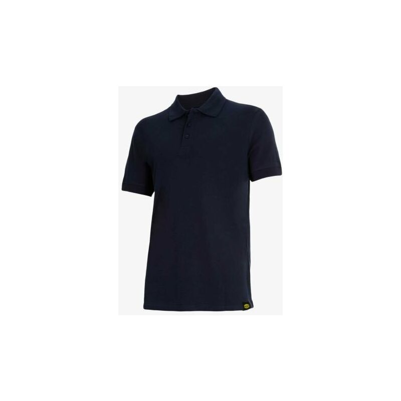 Image of Polo maglia da lavoro manica corta Diadora utility mc atlar in cotone blu 24395V xxl (24897)