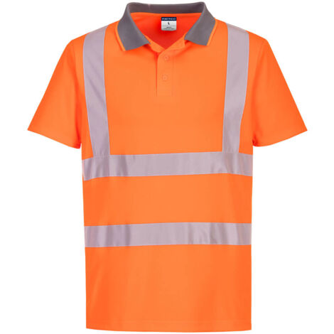 Polo Eco Haute Visibilité (pack De 6) - Taille Xxxl - Orange - Portwest