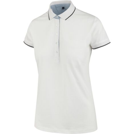 Polo femme office Würth MODYF blanc