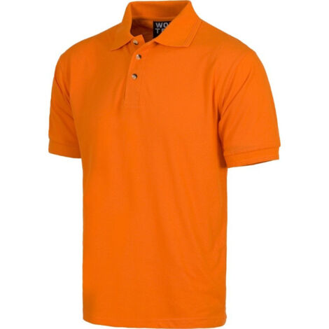 Polo Industrial 0056S | L - Naranja