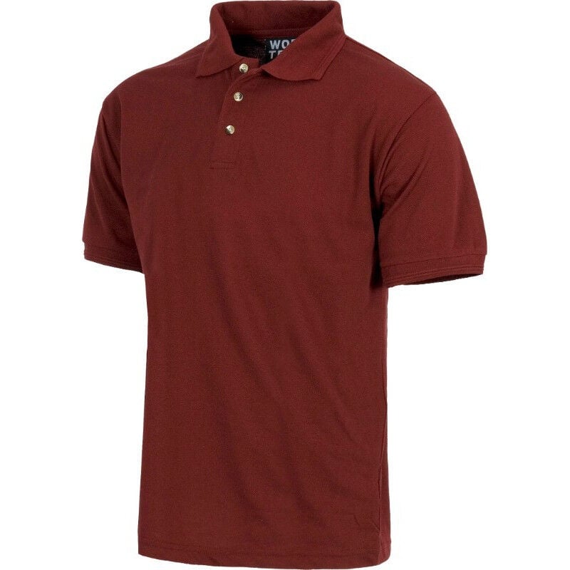 

Polo industrial de manga corta y cuello clásico S6500 | S - Granate - Workteam
