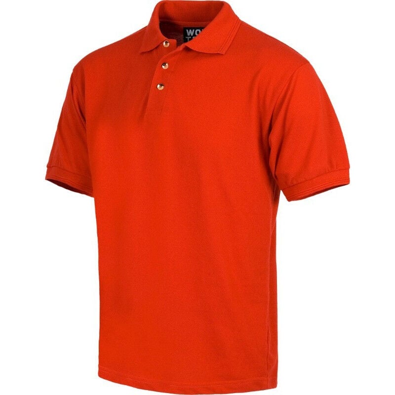 

Polo industrial de manga corta y cuello clásico S6500 | Rojo - M - Workteam