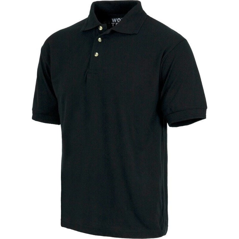 

Polo industrial de manga corta y cuello clásico WORKTEAM S6500 | Negro - S