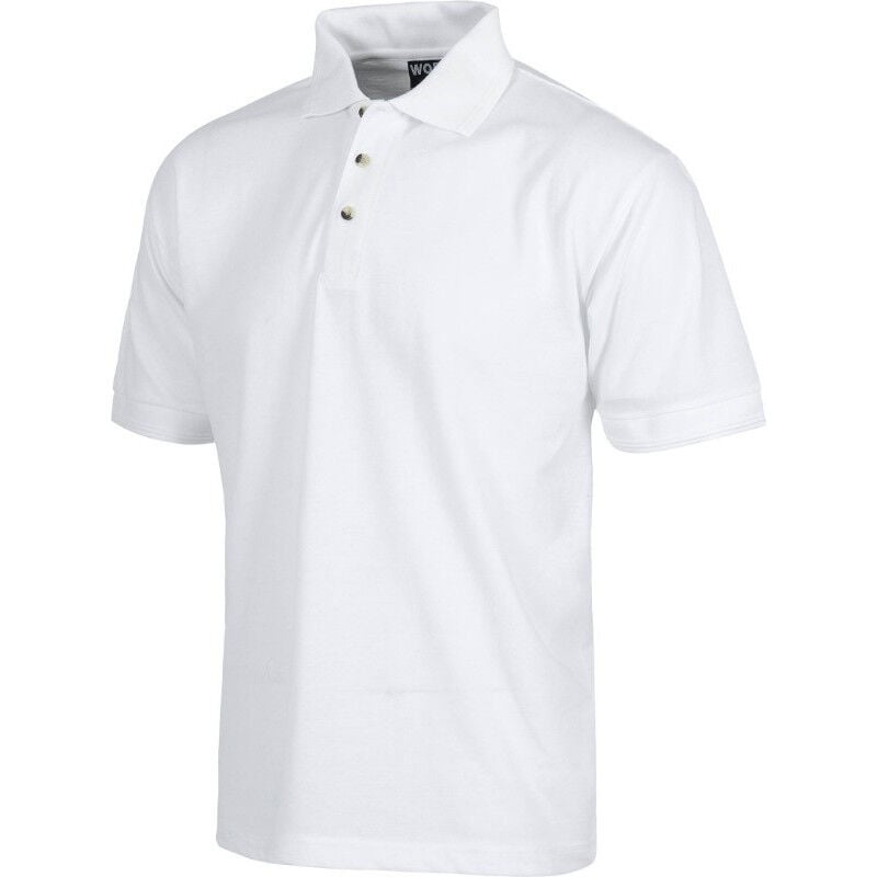 

Polo industrial de manga corta y cuello clásico S6500 | Blanco - S - Workteam