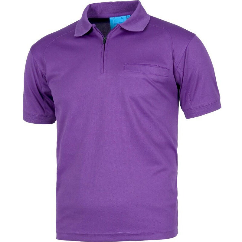 

Polo Workdry con cremallera en el cuello S6510 | L - Morado - Workteam