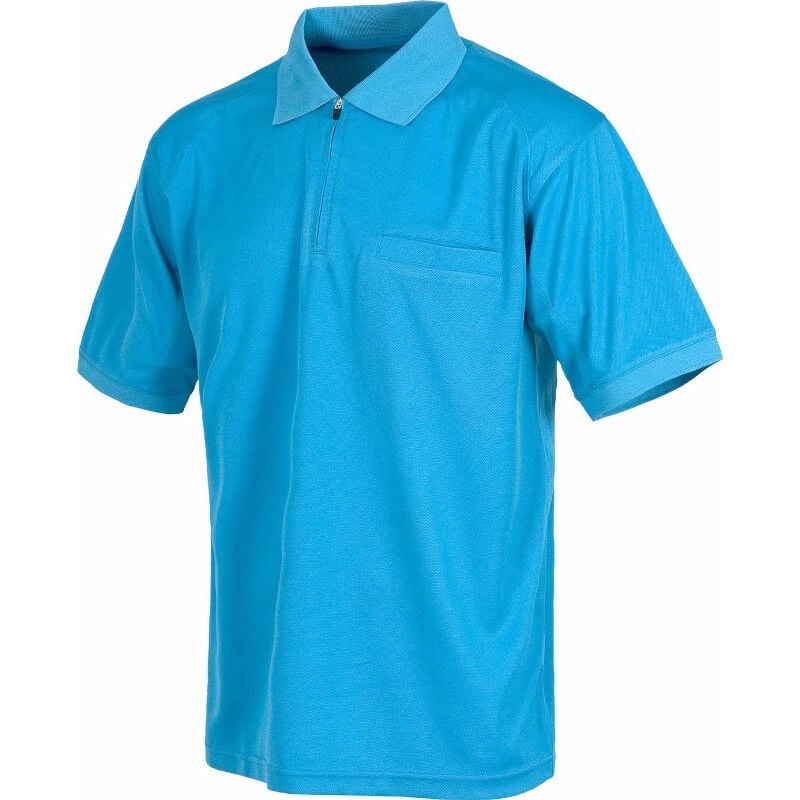 

Polo Workdry con cremallera en el cuello S6510 | L - Celeste - Workteam